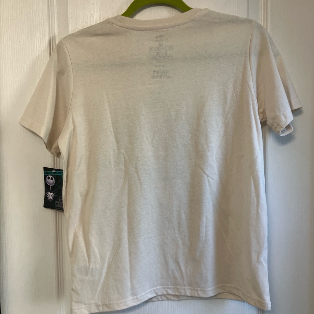 Disney Kids Nightmare Before Christmas T-Shirt - Cream 10/12 - Picture 7 of 7